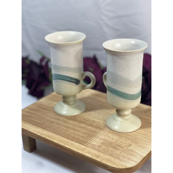 Set of 2 Vintage Otagiri Irish Coffee Mugs | 8 oz, 5.5" Tall Retro Drinkware - Picture 3 of 7
